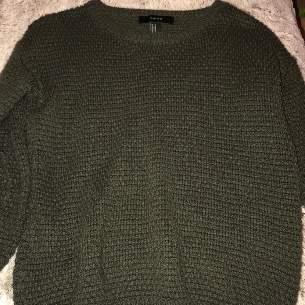 Forest green sweater